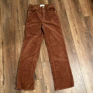 Brown Corduroy Rolla’s Jeans, size 24